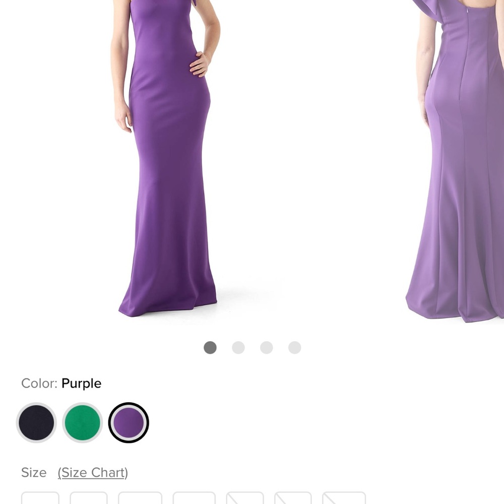 Elegant Purple Evening Gown
